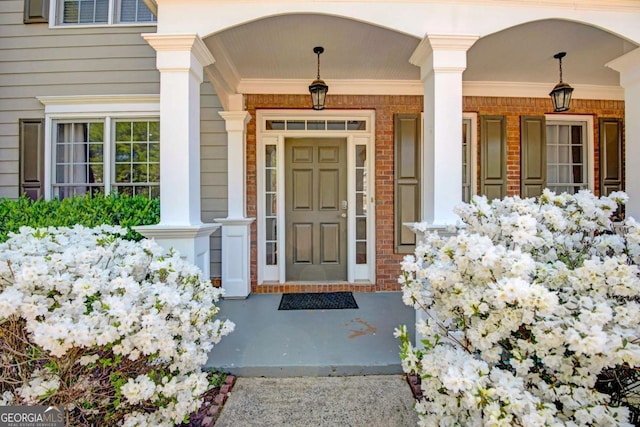 5177 Cabot Creek Dr, Buford, GA 30518 - property entrance with covered porch