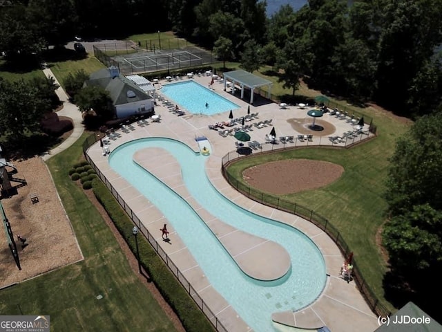 aerial view