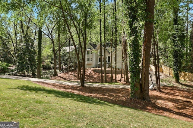 view of yard