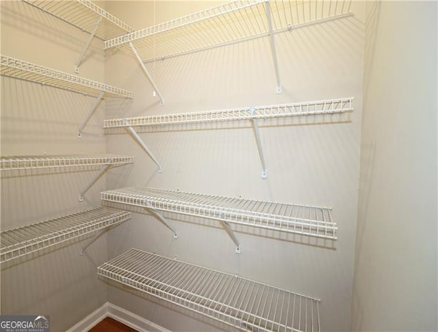 view of pantry