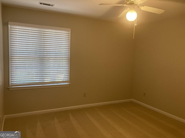 863 Fairwood Pointe NW, Acworth, GA 30101 - empty room with carpet flooring and a ceiling fan
