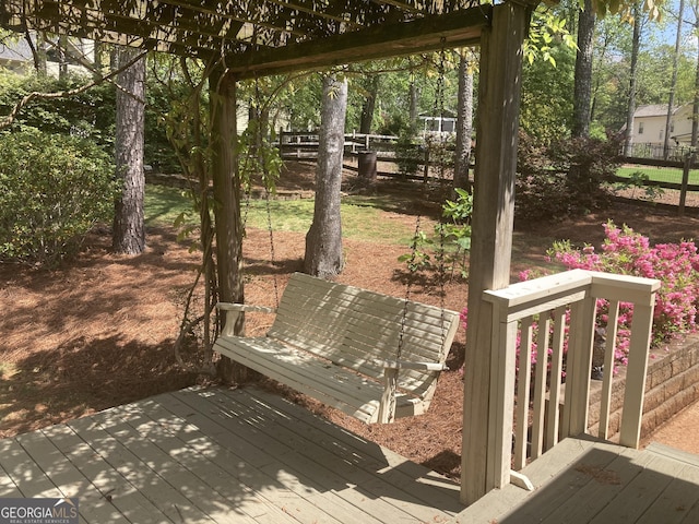 863 Fairwood Pointe NW, Acworth, GA 30101 - view of deck