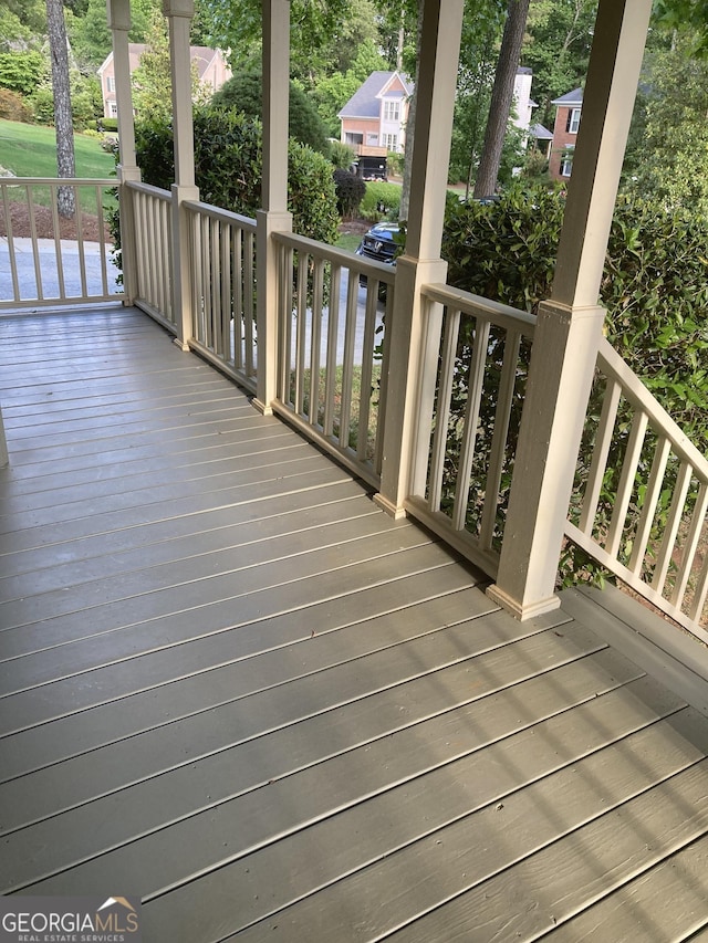 863 Fairwood Pointe NW, Acworth, GA 30101 - view of wooden porch