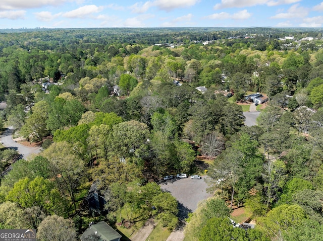 985 Lake Haven Ct, Roswell, GA 30076 - birds eye view of property with a view of trees