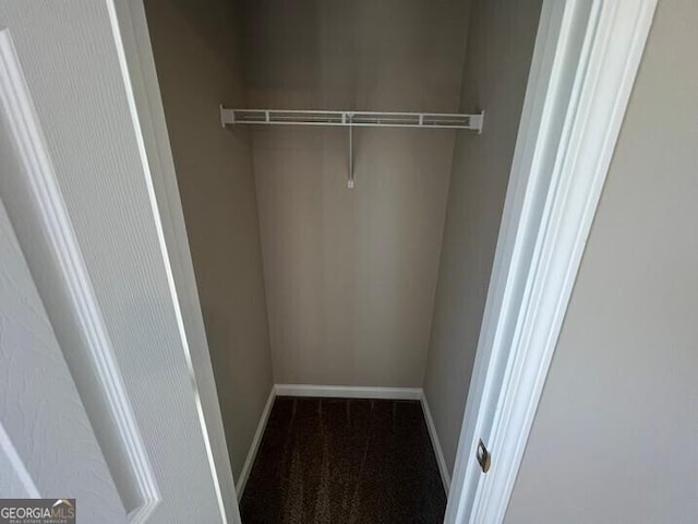 view of closet