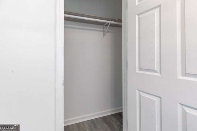 view of closet