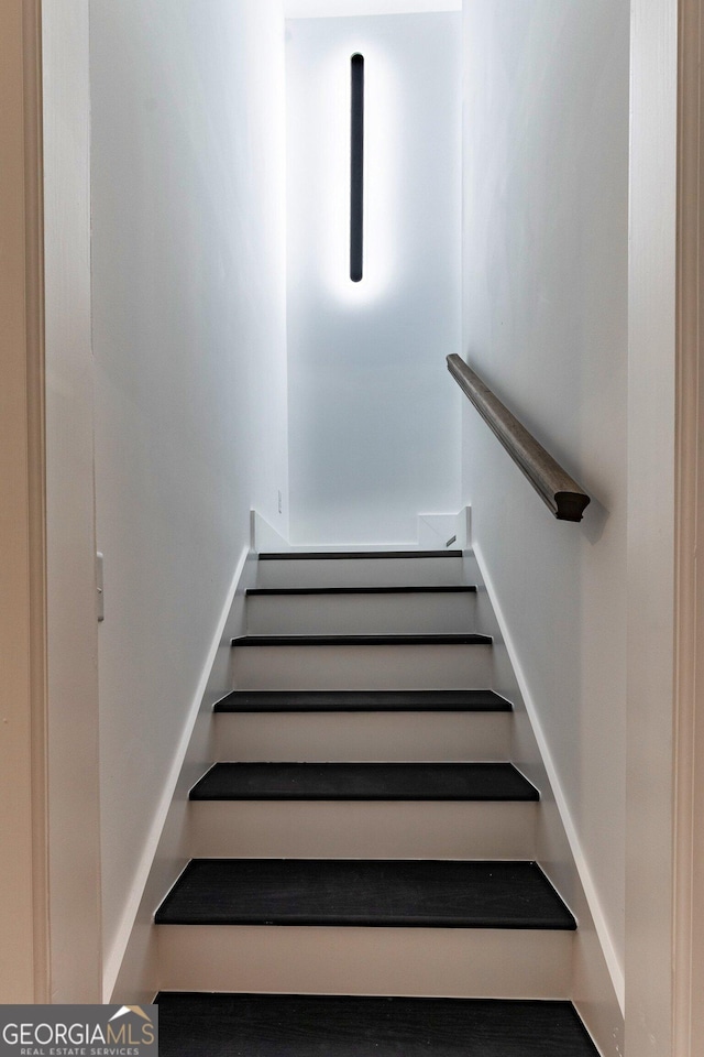 view of staircase