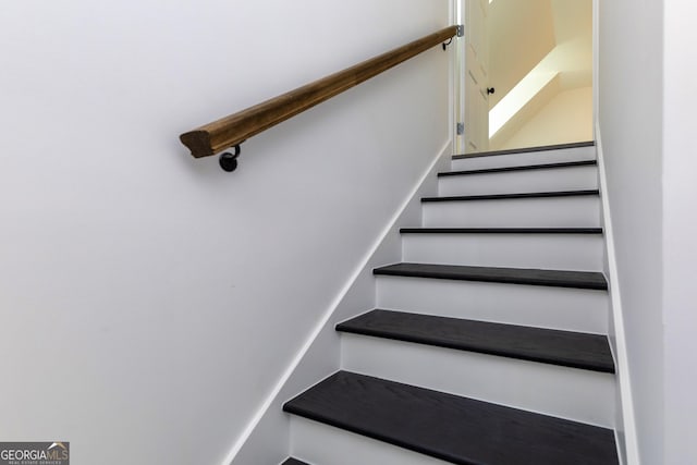 view of stairs