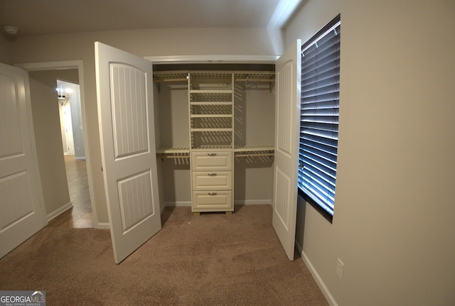 view of closet