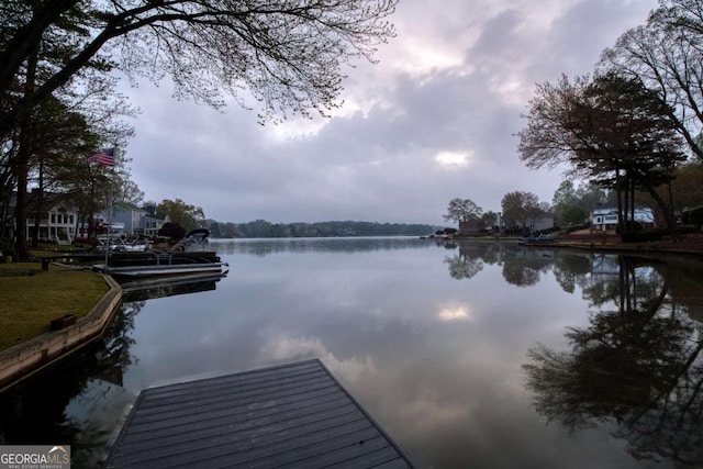 3711 Spinnaker Cir, Alpharetta, GA 30005 - dock featuring a water view