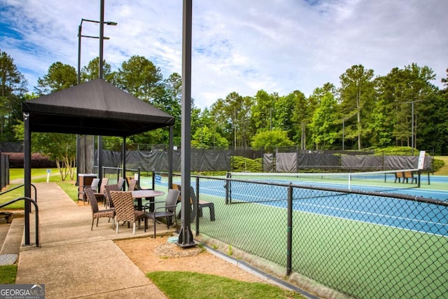 3711 Spinnaker Cir, Alpharetta, GA 30005 - view of tennis court with fence