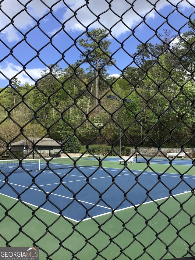 1186 Ridenour Blvd NW Unit 5, Kennesaw, GA 30152 - view of tennis court