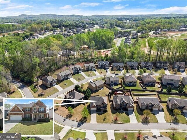 4735 Belcrest Way, Cumming, GA 30040 - drone / aerial view featuring a residential view