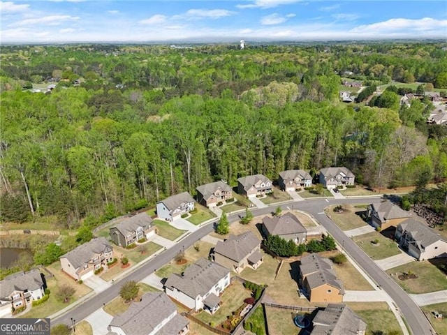 4735 Belcrest Way, Cumming, GA 30040 - aerial view with a residential view and a view of trees