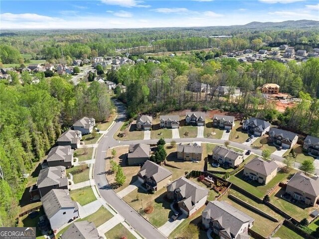 4735 Belcrest Way, Cumming, GA 30040 - birds eye view of property with a forest view and a residential view