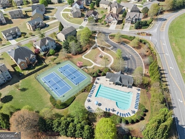 4735 Belcrest Way, Cumming, GA 30040 - aerial view featuring a residential view