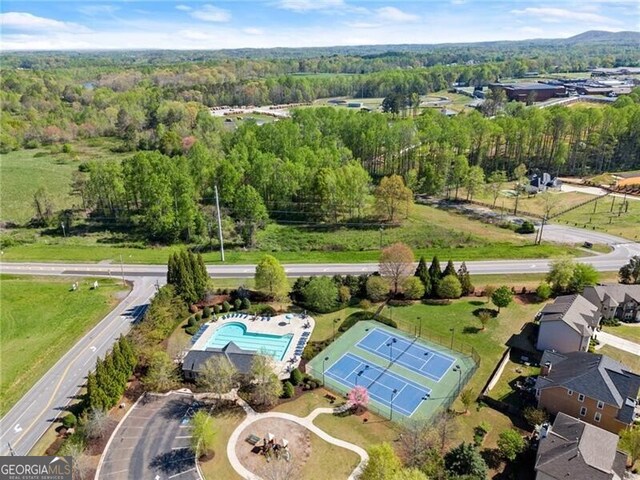 4735 Belcrest Way, Cumming, GA 30040 - aerial view with a view of trees