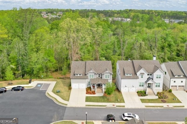 412 Nickajack Retreat Ln, Smyrna, GA 30082 - bird's eye view featuring a view of trees