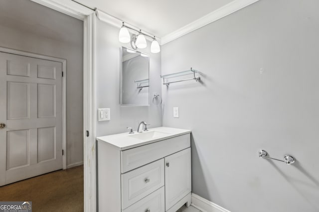 45 Willow Gln NE, Atlanta, GA 30342 - bathroom with vanity and baseboards
