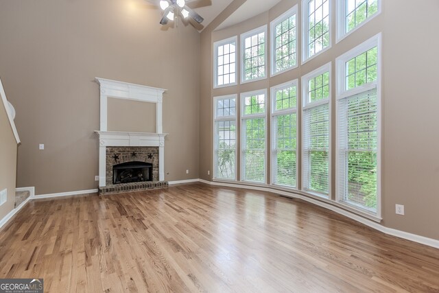 4106 Creekview Ridge Dr NE, Buford, GA 30518 - unfurnished dining area featuring lofted ceiling, plenty of natural light, and wood finished floors