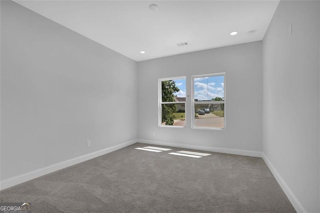 5719 Calm Valley Pt, Flowery Branch, GA 30542 - carpeted spare room featuring recessed lighting