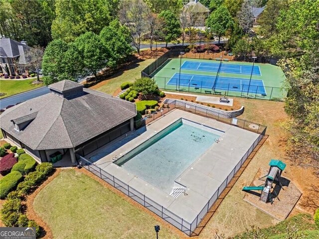 bird's eye view