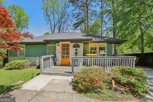 952 Columbia Dr, Decatur, GA 30030 - view of front facade featuring a porch and brick siding