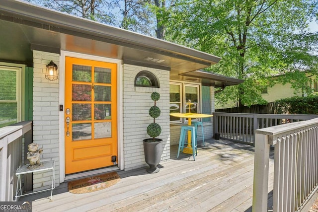 952 Columbia Dr, Decatur, GA 30030 - view of wooden terrace