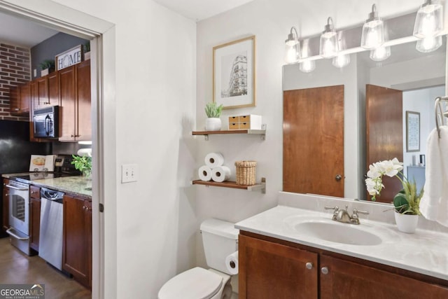791 Wylie St SE Unit 1111, Atlanta, GA 30316 - half bathroom with vanity and toilet