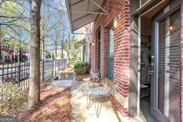 791 Wylie St SE Unit 1111, Atlanta, GA 30316 - view of patio / terrace featuring fence