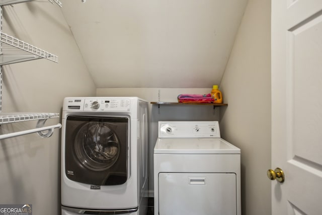 4284 Windy Gap Ct NW, Kennesaw, GA 30144 - clothes washing area featuring laundry area and washing machine and clothes dryer