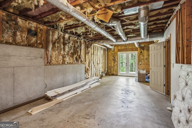 4284 Windy Gap Ct NW, Kennesaw, GA 30144 - basement with french doors