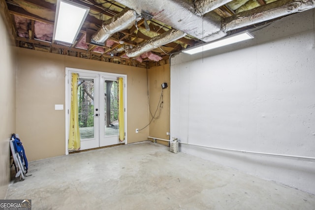 4284 Windy Gap Ct NW, Kennesaw, GA 30144 - basement featuring french doors