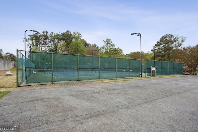 4284 Windy Gap Ct NW, Kennesaw, GA 30144 - view of tennis court