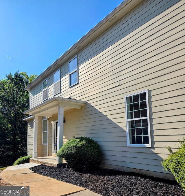 view of side of property