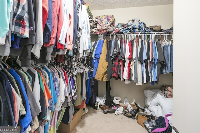 45 Hunters Ridge Ct, Covington, GA 30014 - walk in closet featuring carpet flooring