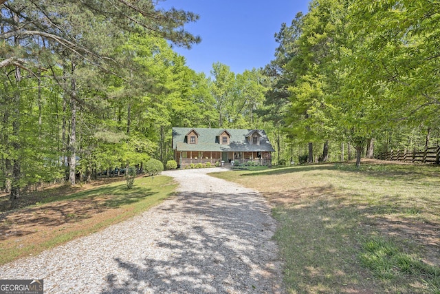 cape cod home with driveway