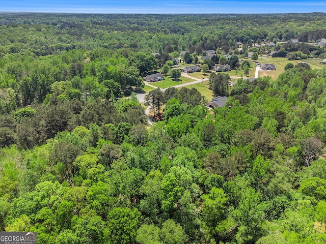 aerial view with a view of trees