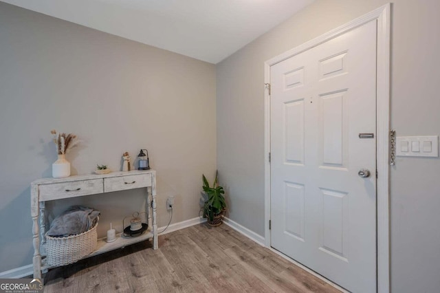 182 Hickory Dr, Ringgold, GA 30736 - entrance foyer featuring baseboards and wood finished floors