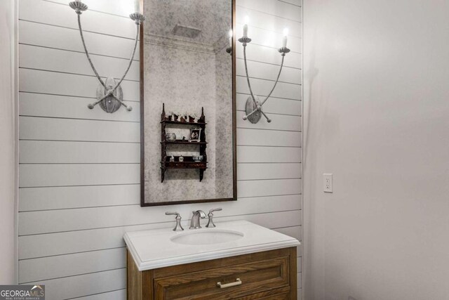 6201 Neely Farm Dr, Peachtree Corners, GA 30092 - bathroom featuring vanity and a shower