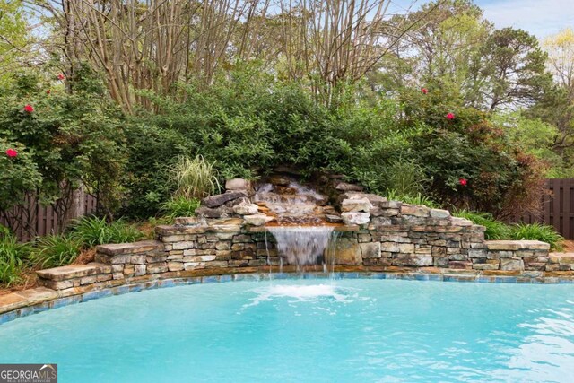 6201 Neely Farm Dr, Peachtree Corners, GA 30092 - view of pool featuring fence