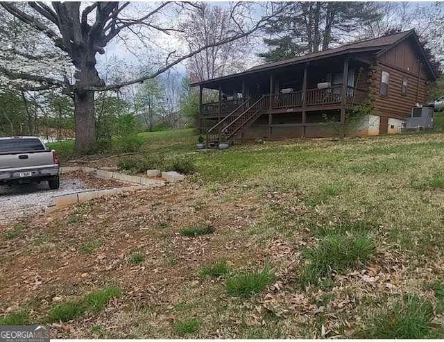 2209 Bell View Ln, Young Harris, GA 30582 - view of yard with stairs