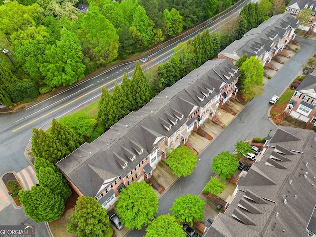 bird's eye view featuring a residential view
