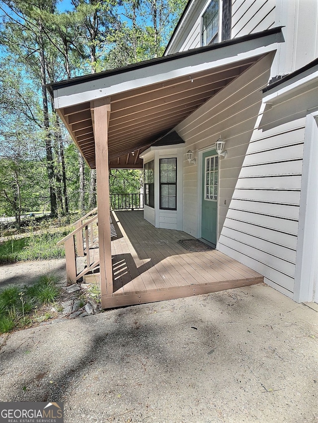 4460 Branchwood Ct, Loganville, GA 30052 - view of patio with a deck