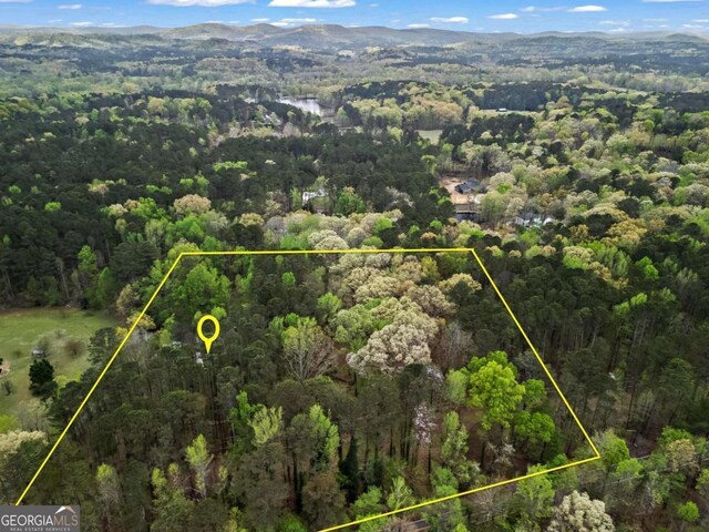 2455 Horseleg Creek Rd SW, Rome, GA 30165 - bird's eye view with a view of trees and a mountain view