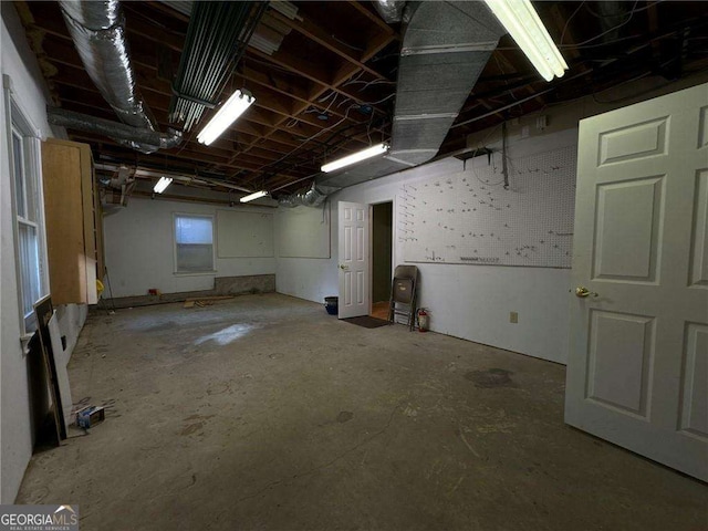 3195 Vickery Dr NE, Marietta, GA 30066 - view of unfinished basement