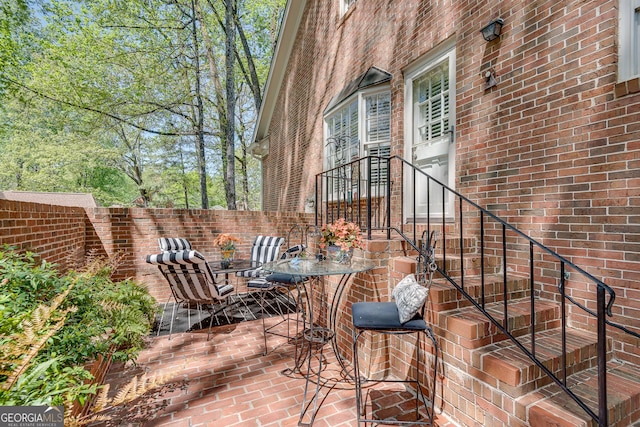 1826 Bedfordshire Ct, Decatur, GA 30033 - view of patio / terrace with outdoor dining space