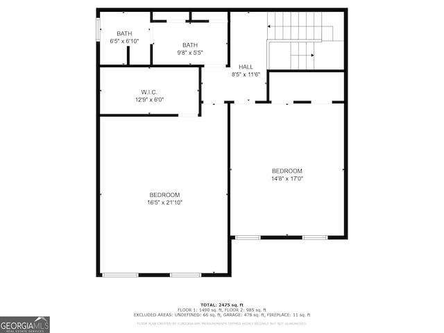 1826 Bedfordshire Ct, Decatur, GA 30033 - property floor plan