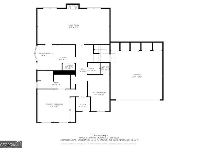 1826 Bedfordshire Ct, Decatur, GA 30033 - floor plan / room layout