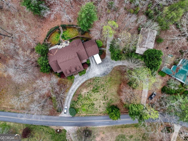 aerial view of property and surrounding area